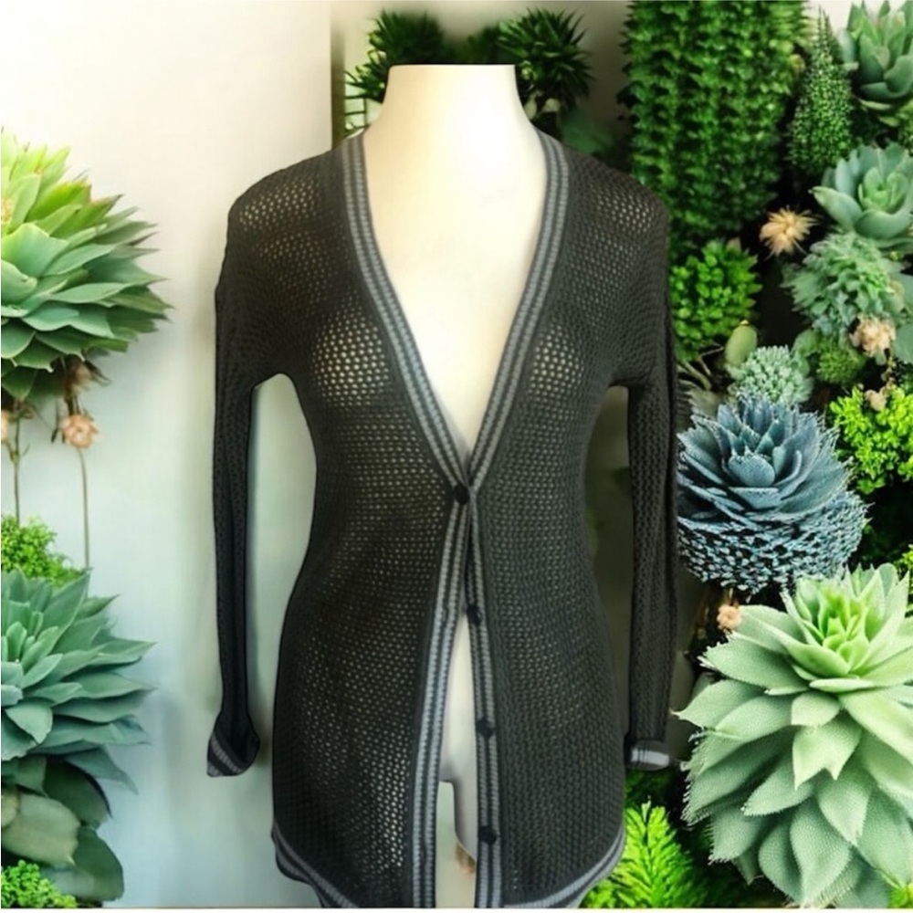 American Eagle Outfitters Olive Green Cardigan